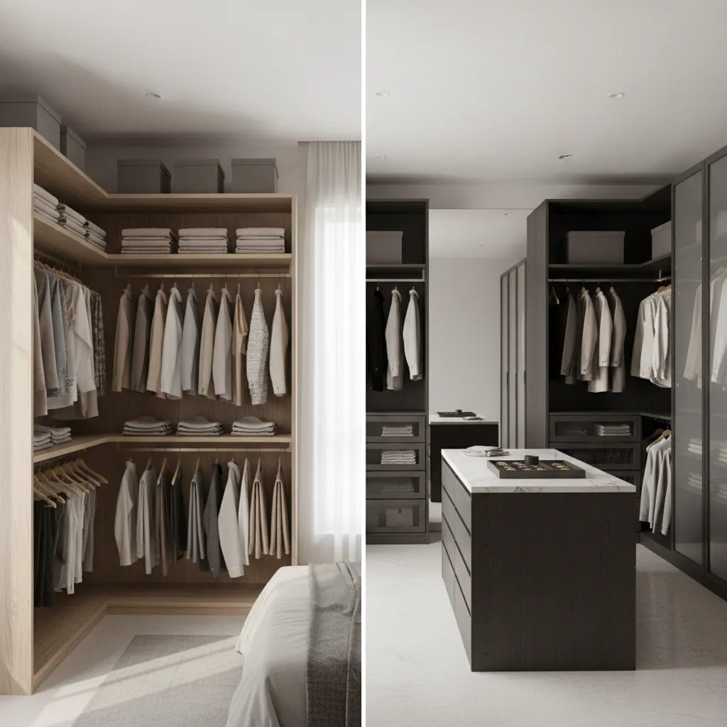L Shaped Closet vs Walk In Closet Which Layout Works Better