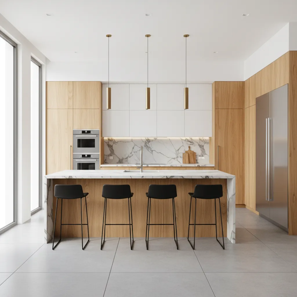 L Shaped Kitchen With Island Floor Plan Too Tight? Fix Layout