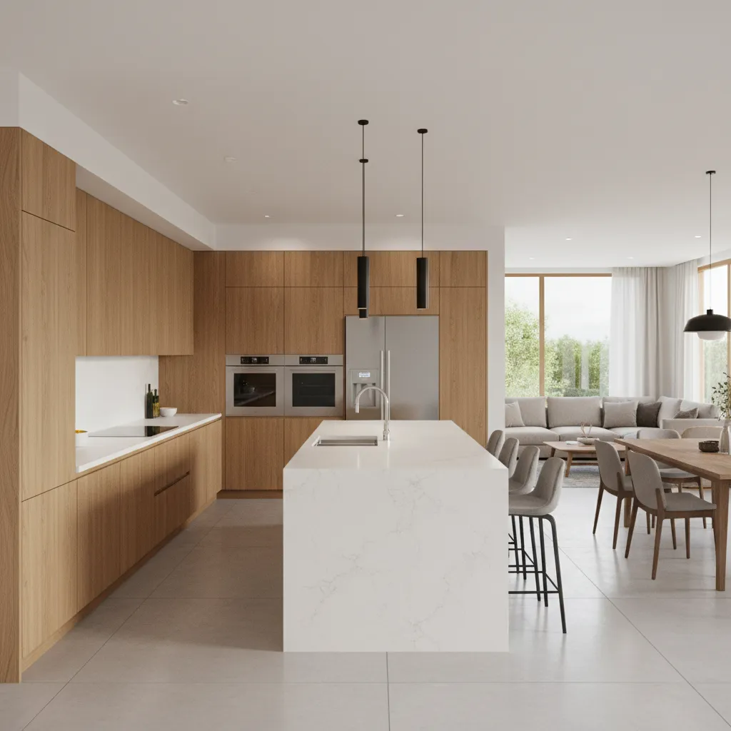 L Shaped Kitchen With Island Floor Plan Too Tight? Fix Layout