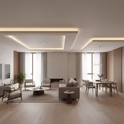 How Interior Designers Plan Ceilings for L-Shaped Living Rooms