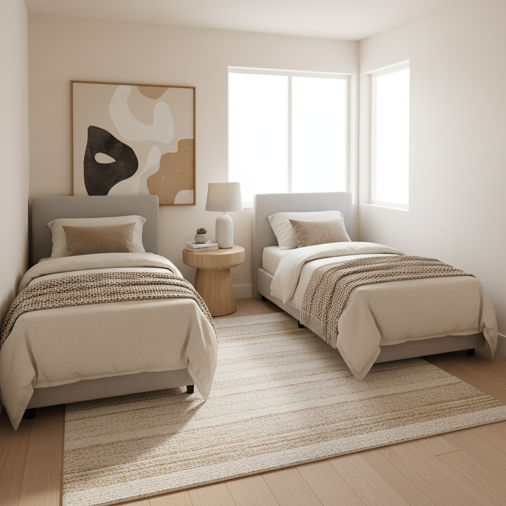Two Twin Beds in a Small Room? Layouts That Add Floor Space