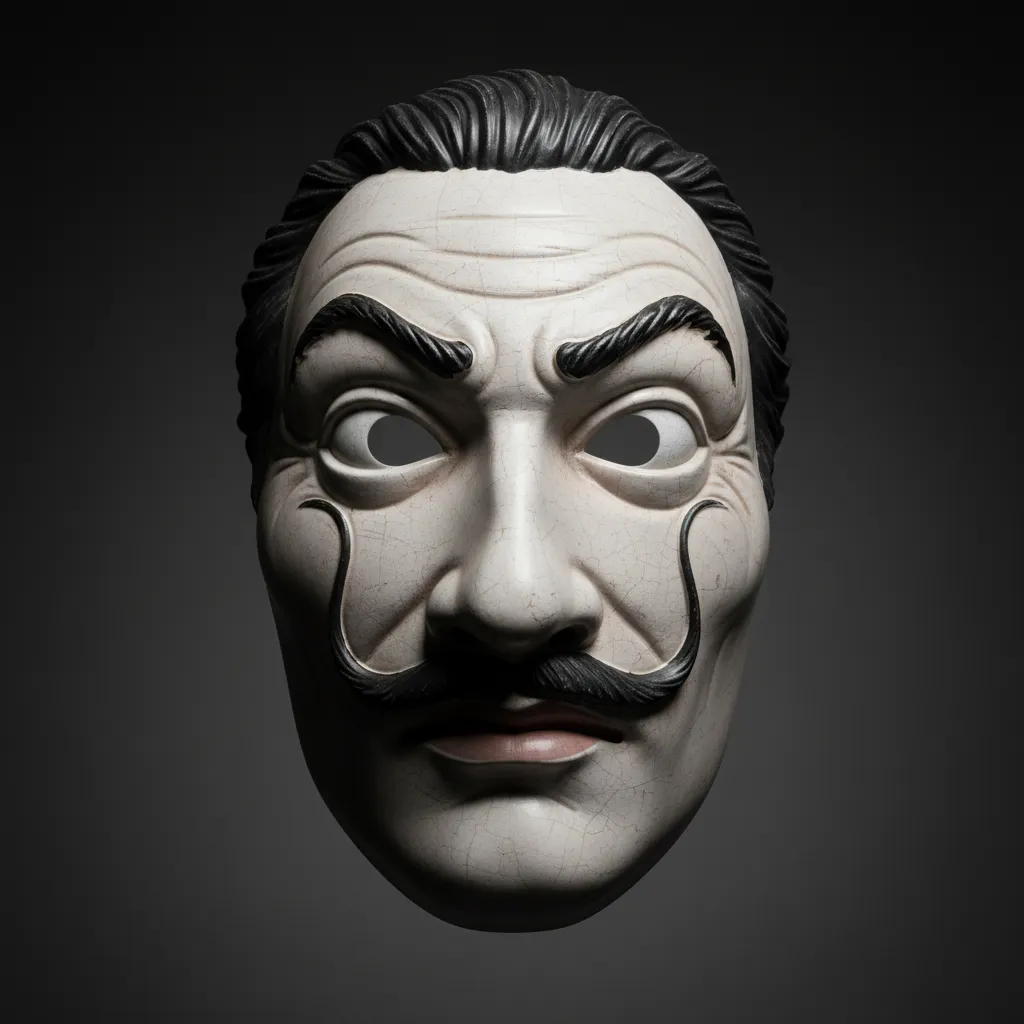 Diseño de la máscara de La Casa de Papel