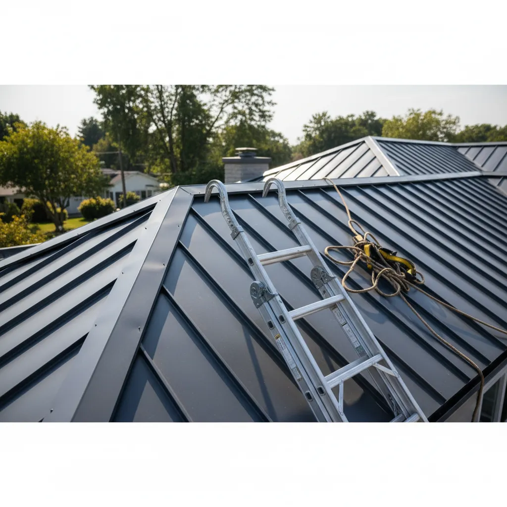 Common Problems When Using Ladder Hooks on Metal Roofs