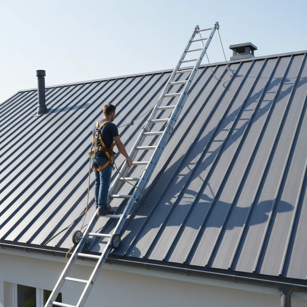 Ladder Hooks vs Roof Anchors for Metal Roof Safety