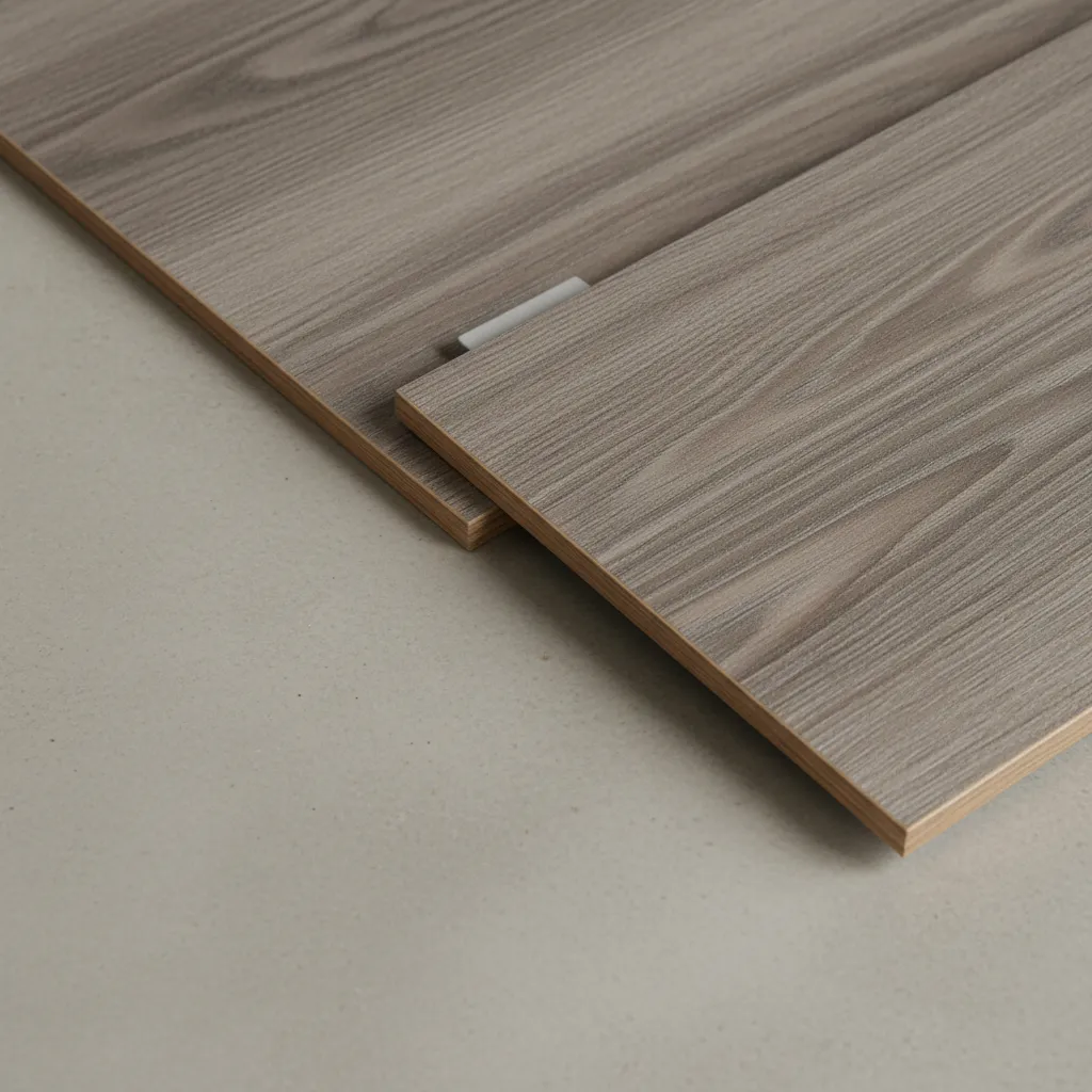 Laminate plank tongue and groove edge orientation during installation