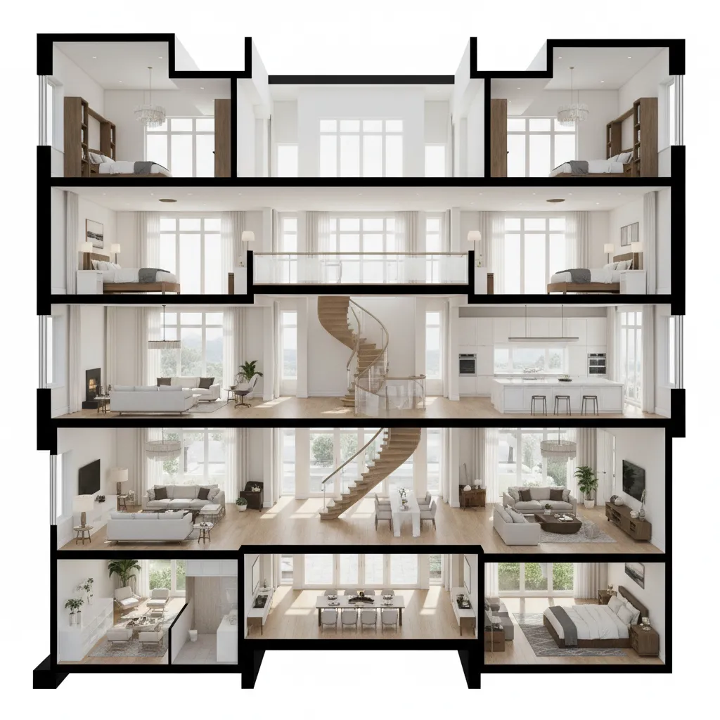 Average Square Footage of 5 Bedroom Homes