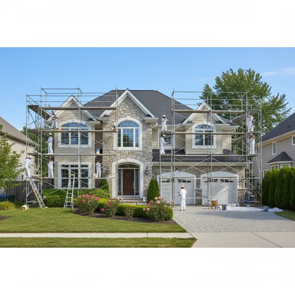 Common Problems When Painting Large House Exteriors and How to Fix Them