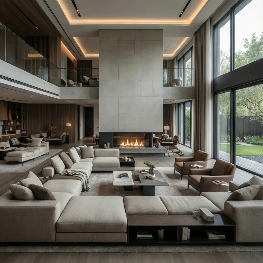 Interior Designer Guidelines for Large Living Room Layouts