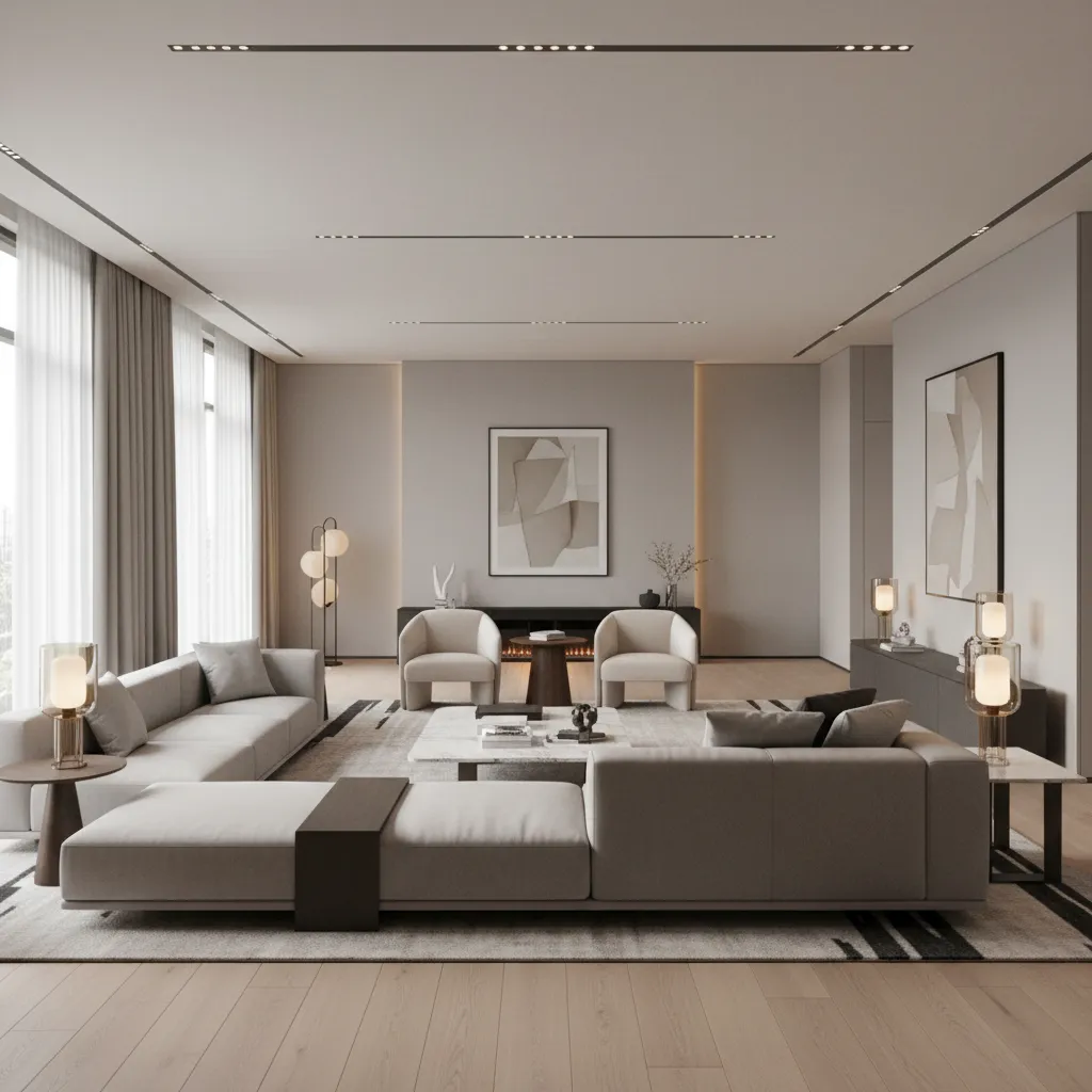 Professional Interior Design Tips for Large Living Spaces