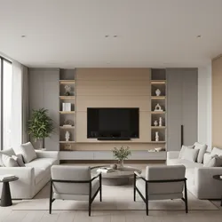 Best Decor Layout for a TV Wall in Large Living Rooms