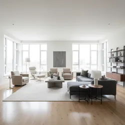 How to Fix Awkward Empty Spaces in a Large Square Living Room