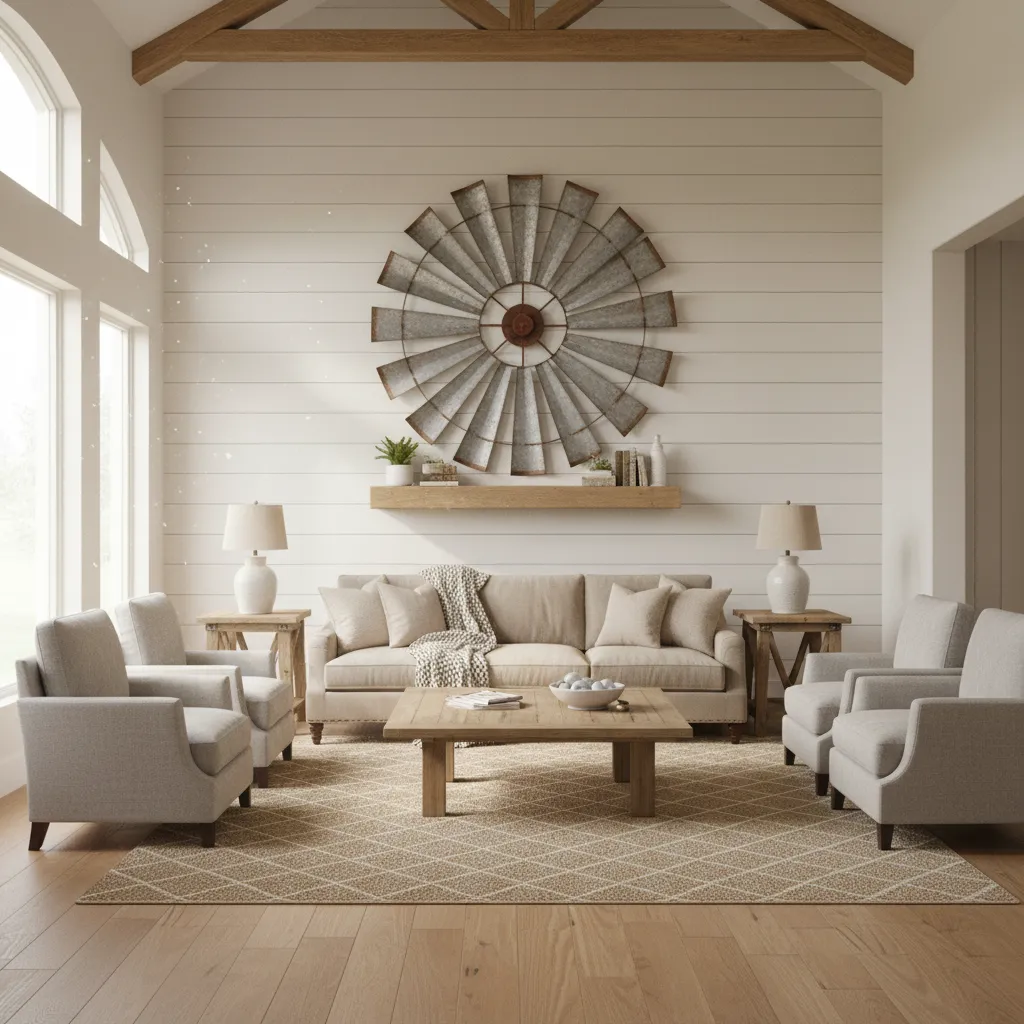 How to Choose the Right Size Large Windmill Wall Decor for Your Wall