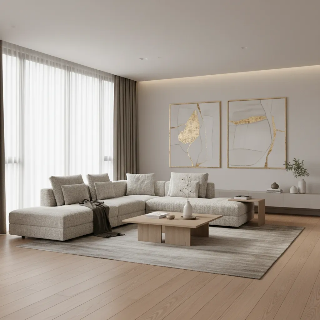 Latest L Shape Sofa Designs for Drawing Room