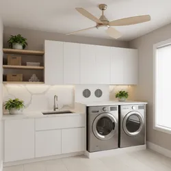 Ceiling Fan Installation for Laundry Rooms