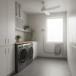 Laundry Room Ceiling Fan Safety and Moisture Risks