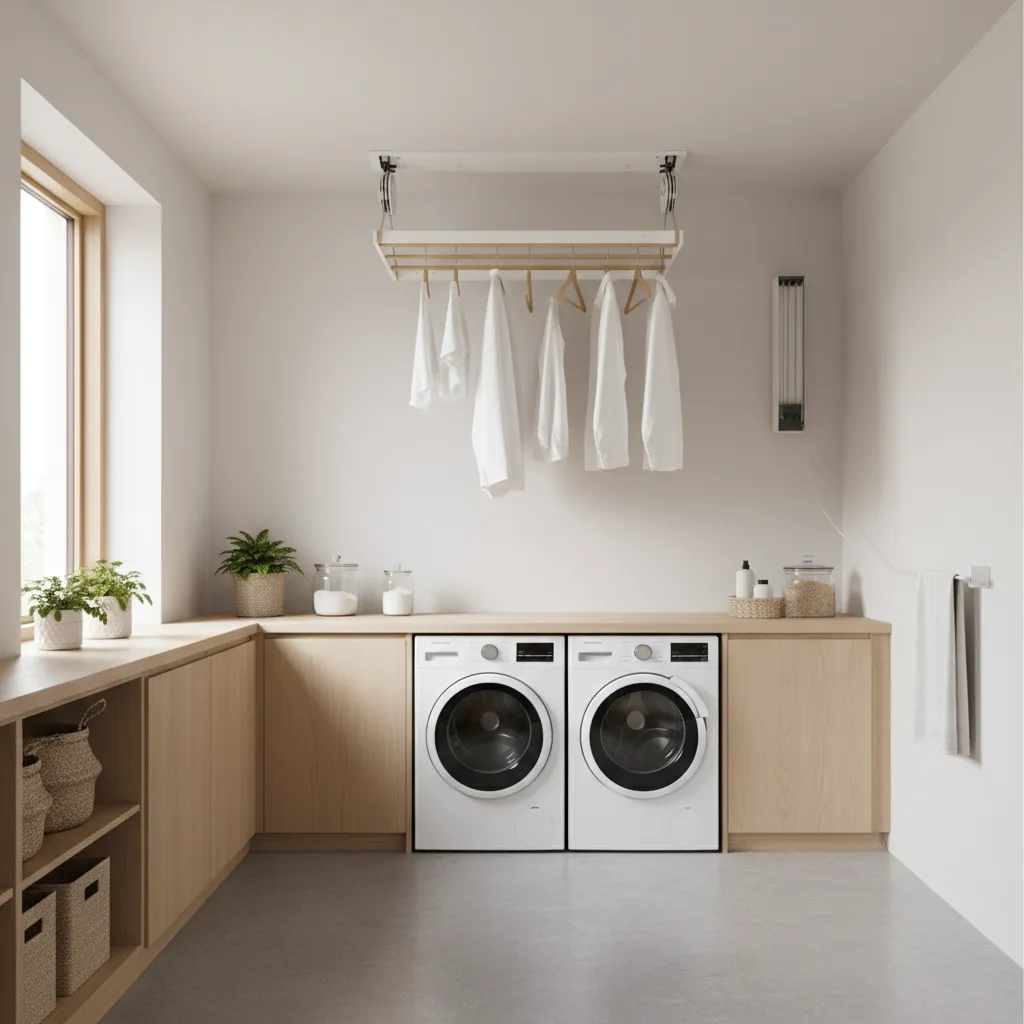 Retractable vs Wall Mounted vs Pulley Clotheslines for Laundry Rooms