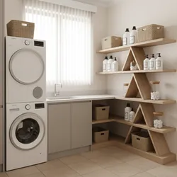 Maximizing Laundry Room Storage With Smart Corner Shelf Layouts