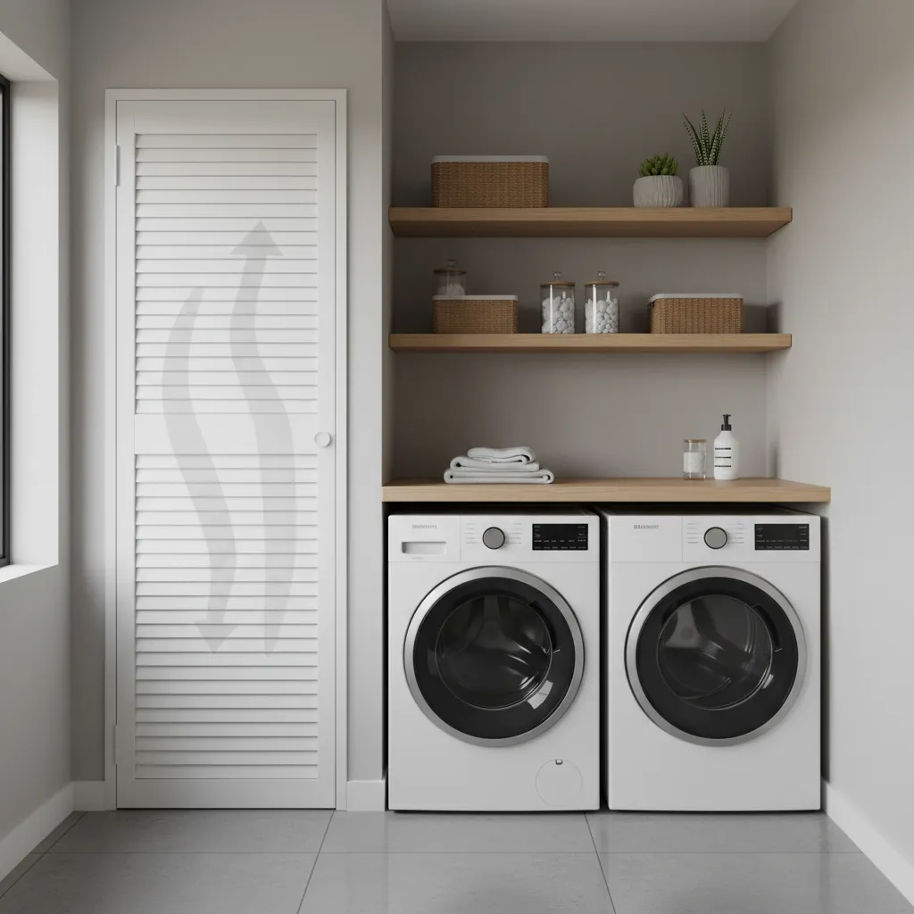 How to Improve Laundry Room Airflow Efficiency With Door Ventilation