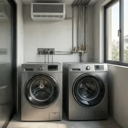 Laundry Room Electrical Planning Used by Professional Contractors