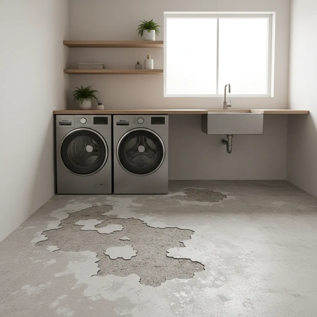 Why Laundry Room Floor Paint Peels, Bubbles, or Fails