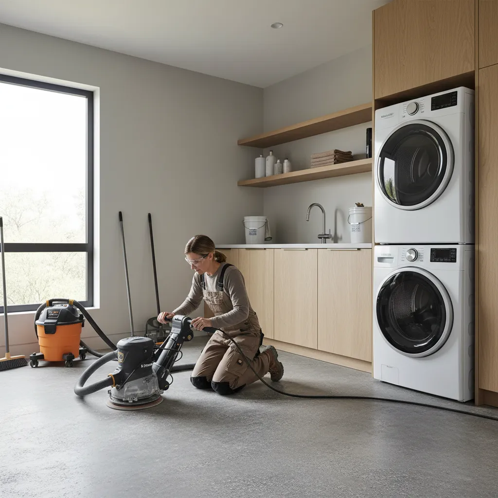 How to Prepare a Laundry Room Floor Before Painting