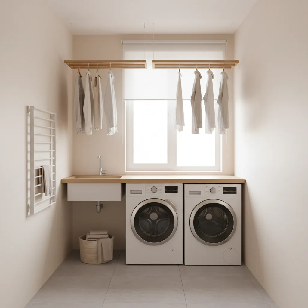 10 Laundry Room Hanger Ideas for Small Spaces