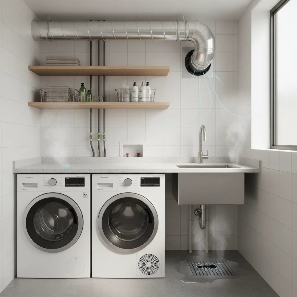 6 Long-Term Ways I Prevent Cockroaches in Laundry Rooms