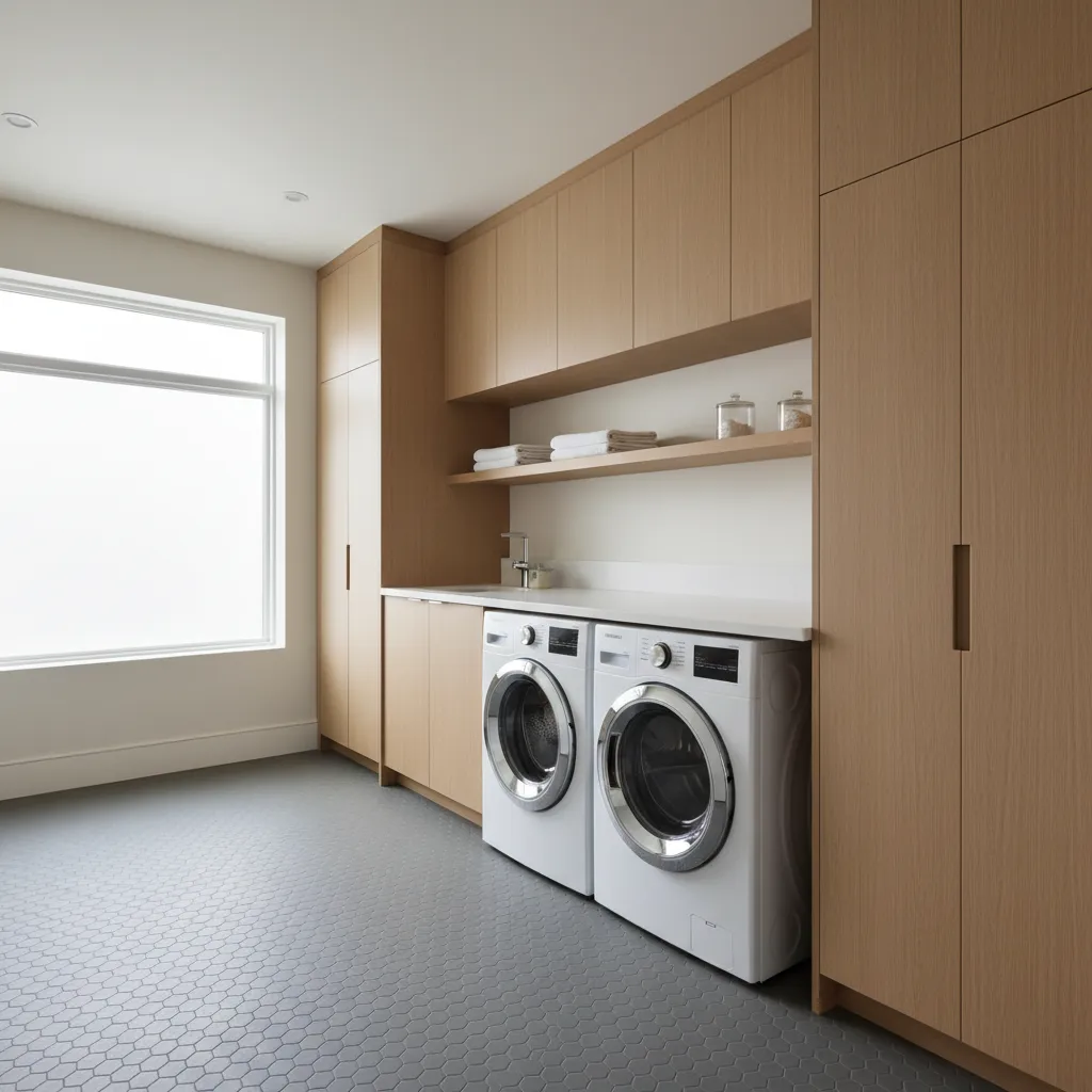 Laundry Room Flooring Safety: Slip Resistance and Water Leak Protection