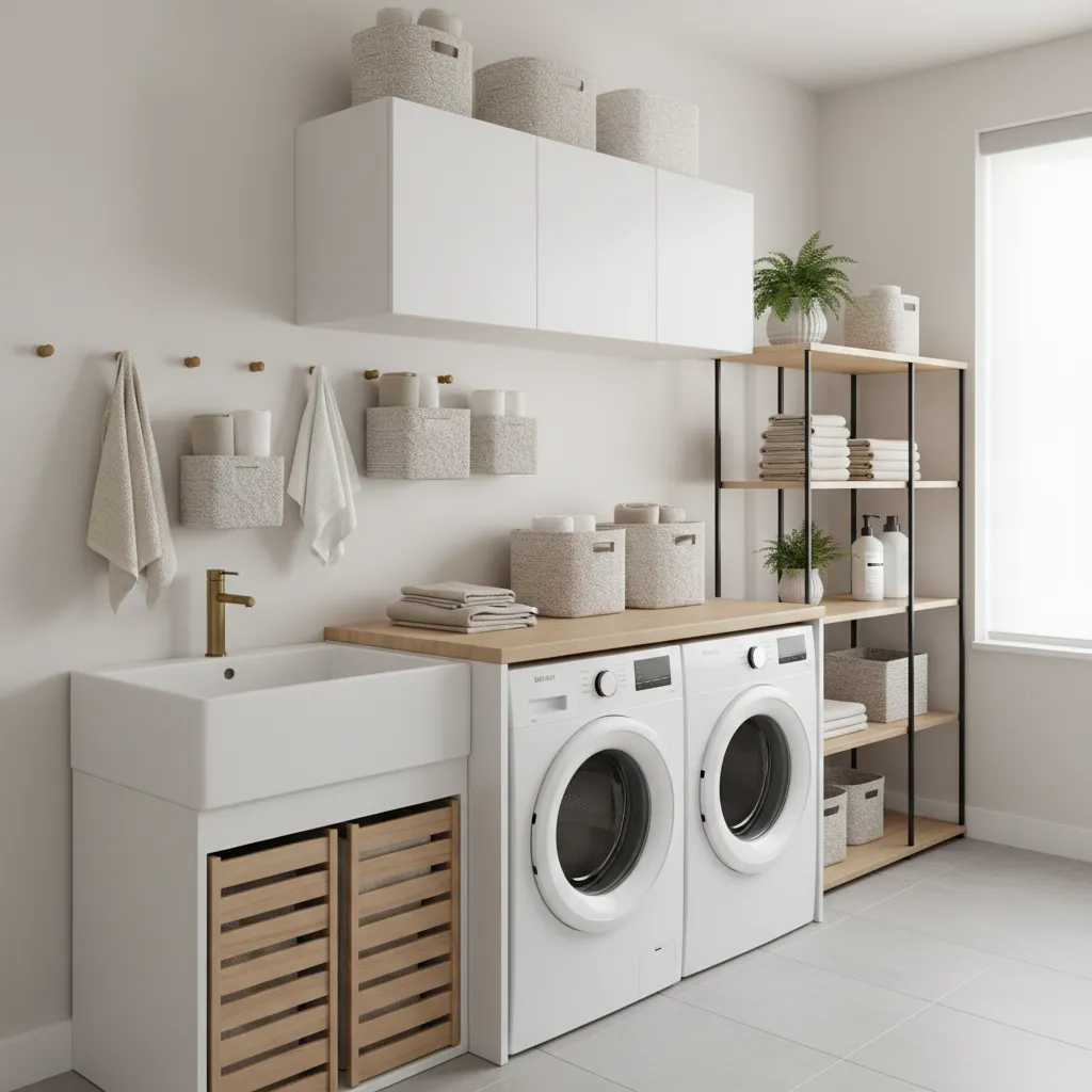 7 Laundry Room Hand Towel Storage Ideas