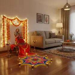 Laxmi Pooja Decoration Ideas for Small Homes