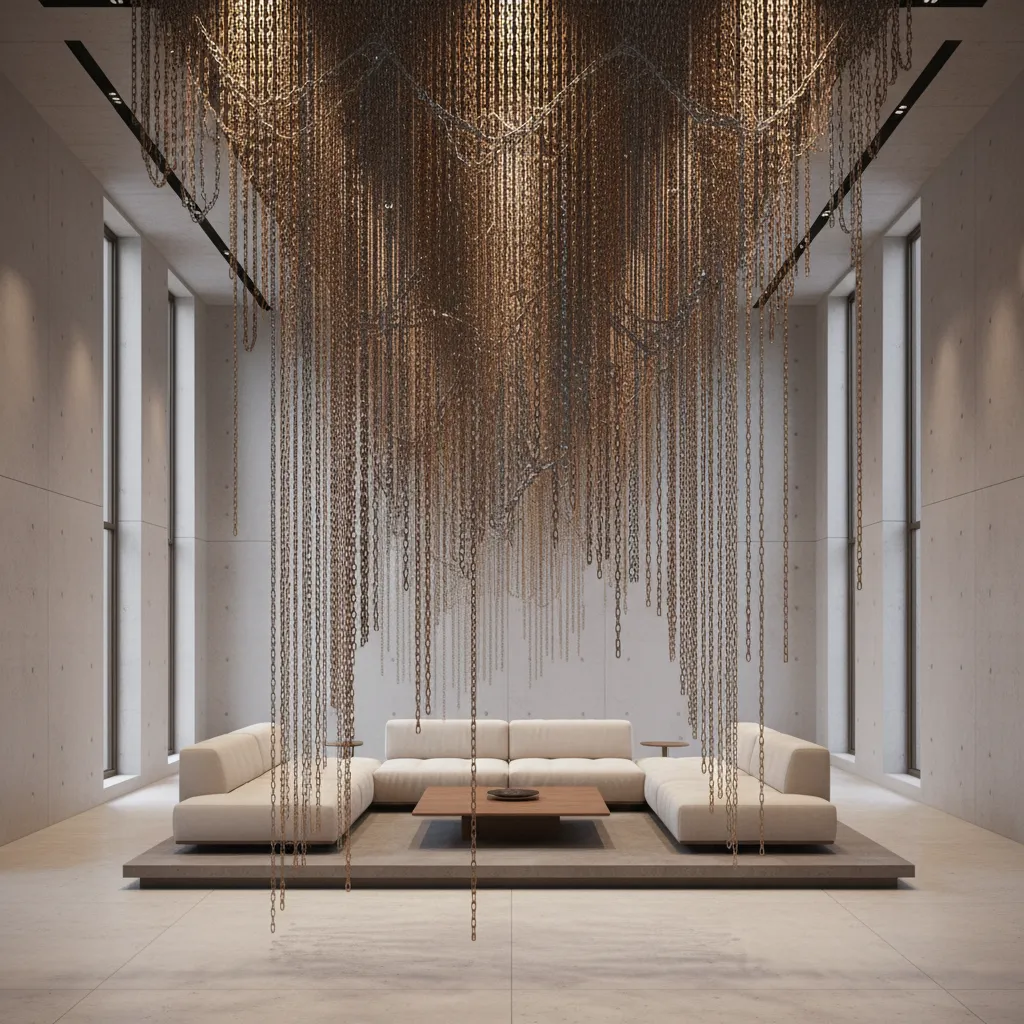 Using Layered Chains to Create Depth