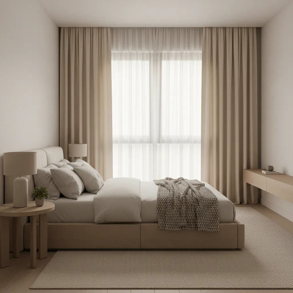 How to Layer Cream Curtains With Sheers for Better Light Control