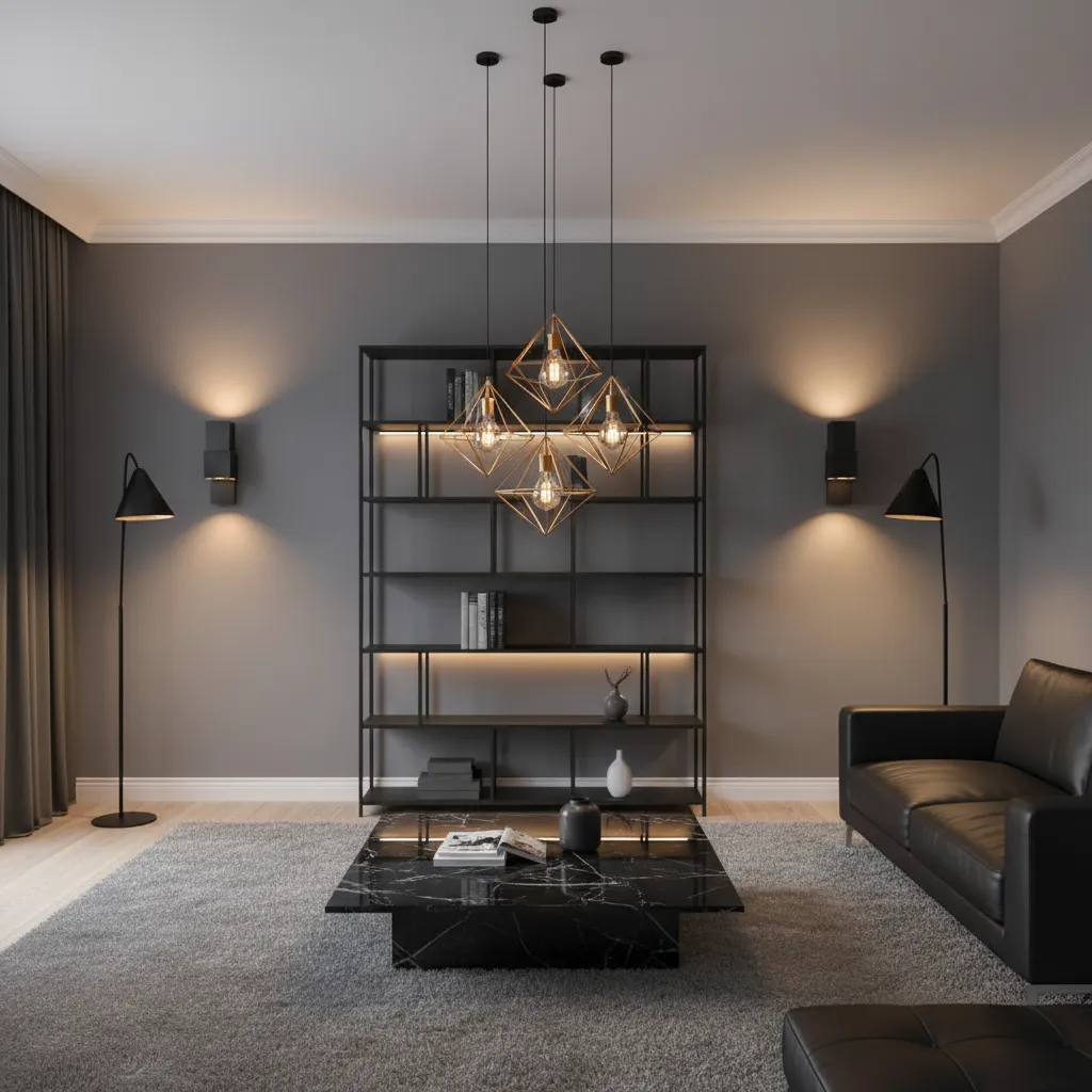 Best Artificial Lighting Types for Grey Rooms