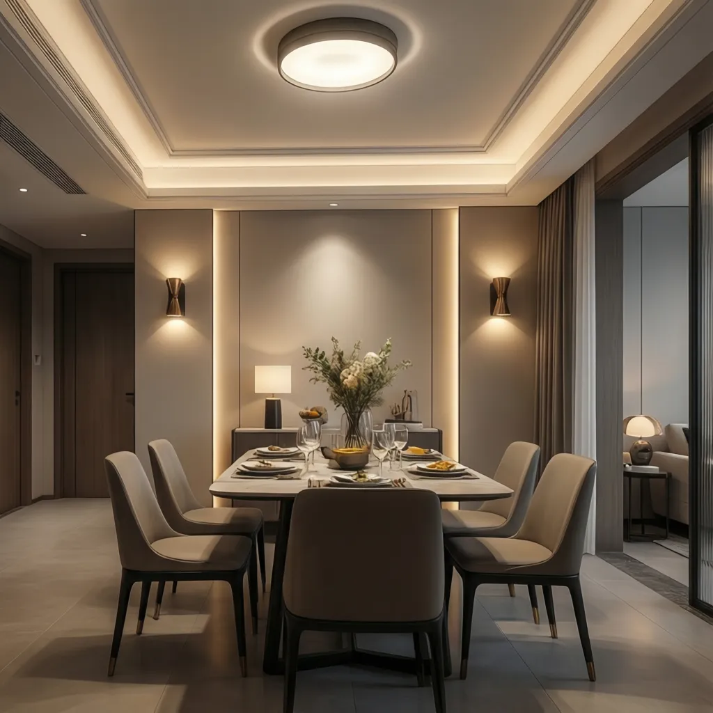 How to Layer Lighting in a Low Ceiling Dining Room for Better Ambience