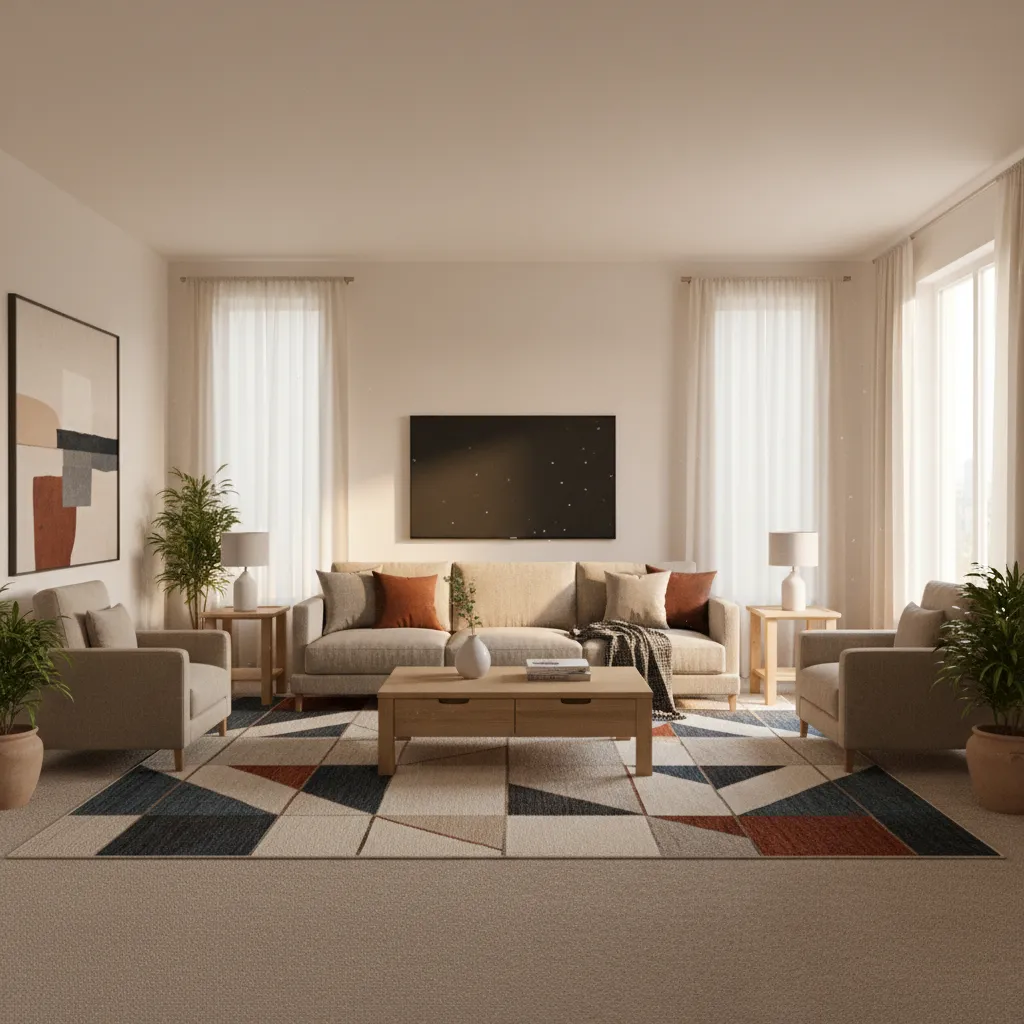 How to Layer Rugs Over Beige Carpet for Better Texture and Style