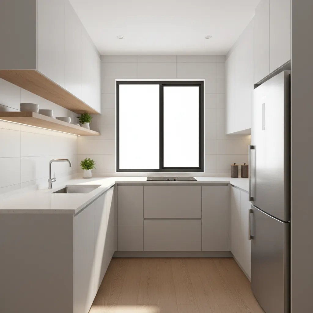 Desain dapur efisien untuk rumah type 100