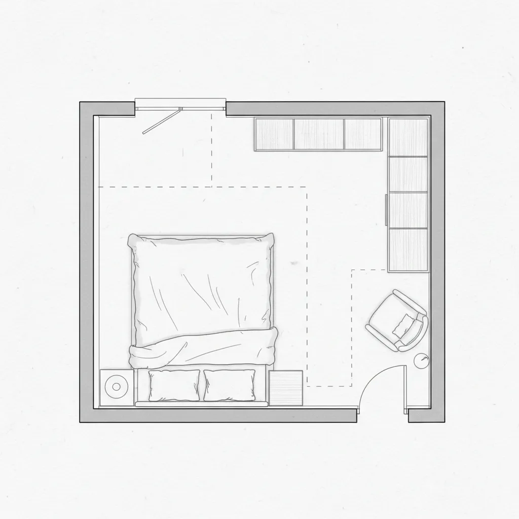Denah Rumah 10x12 3 Kamar Tidur Nyaman