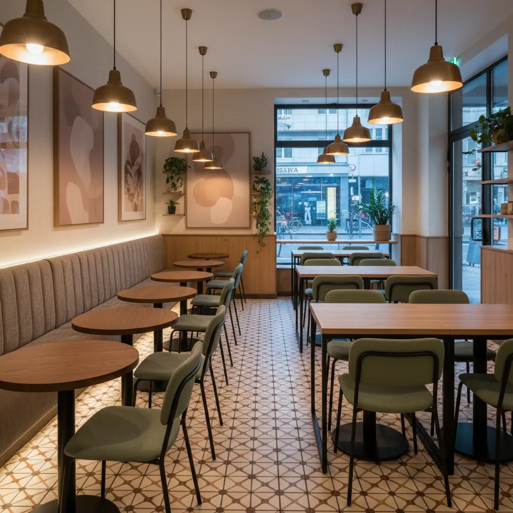 Distribución eficiente de mesas en un restaurante pequeño