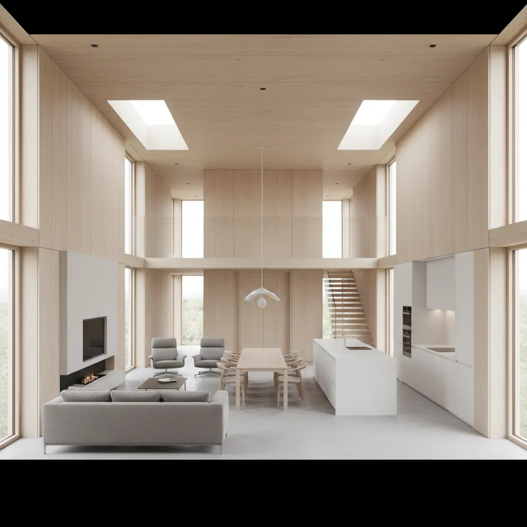 layout rumah memanjang pada lahan lebar 7 meter