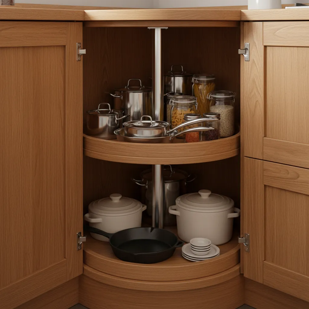 Solutions for Broken or Stuck Lazy Susan Shelves