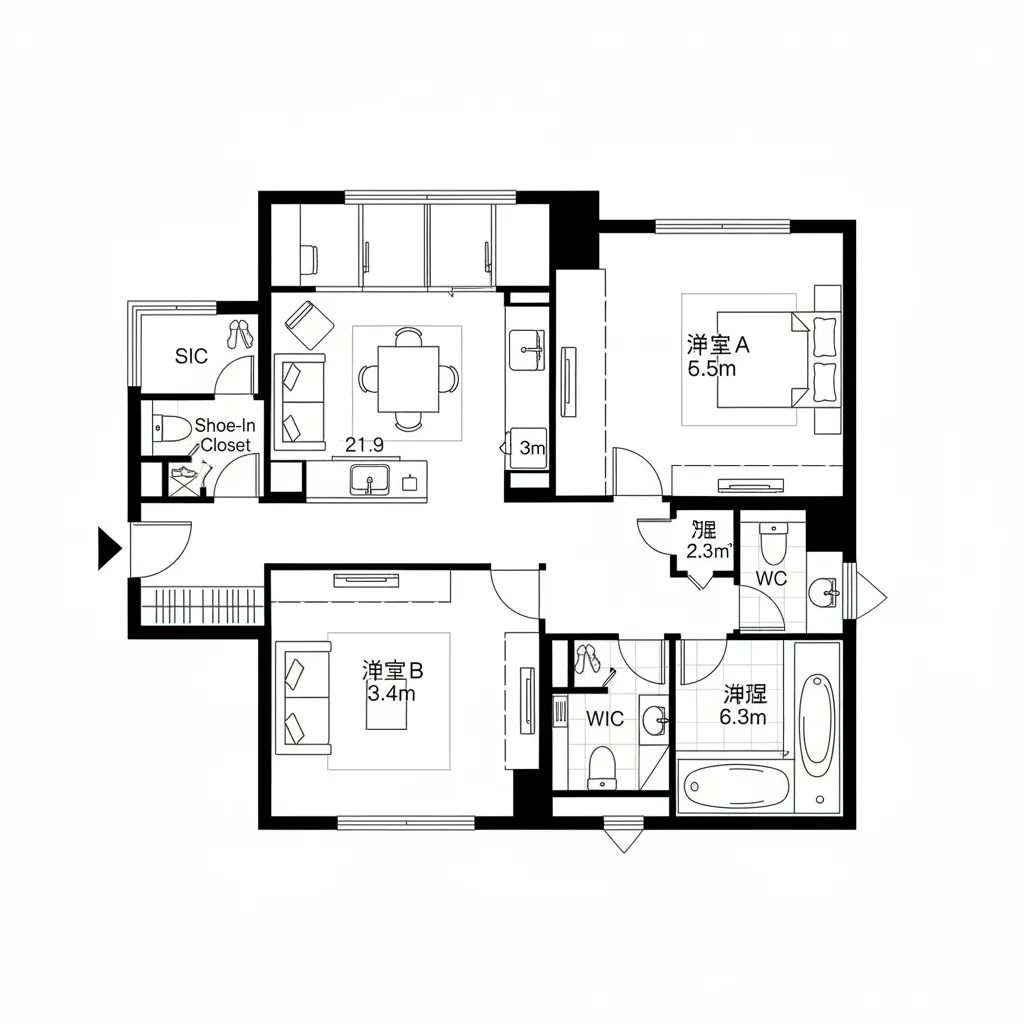 回遊と扉の節度型