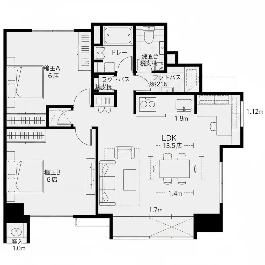 ワークスポットを飲み込むLDK