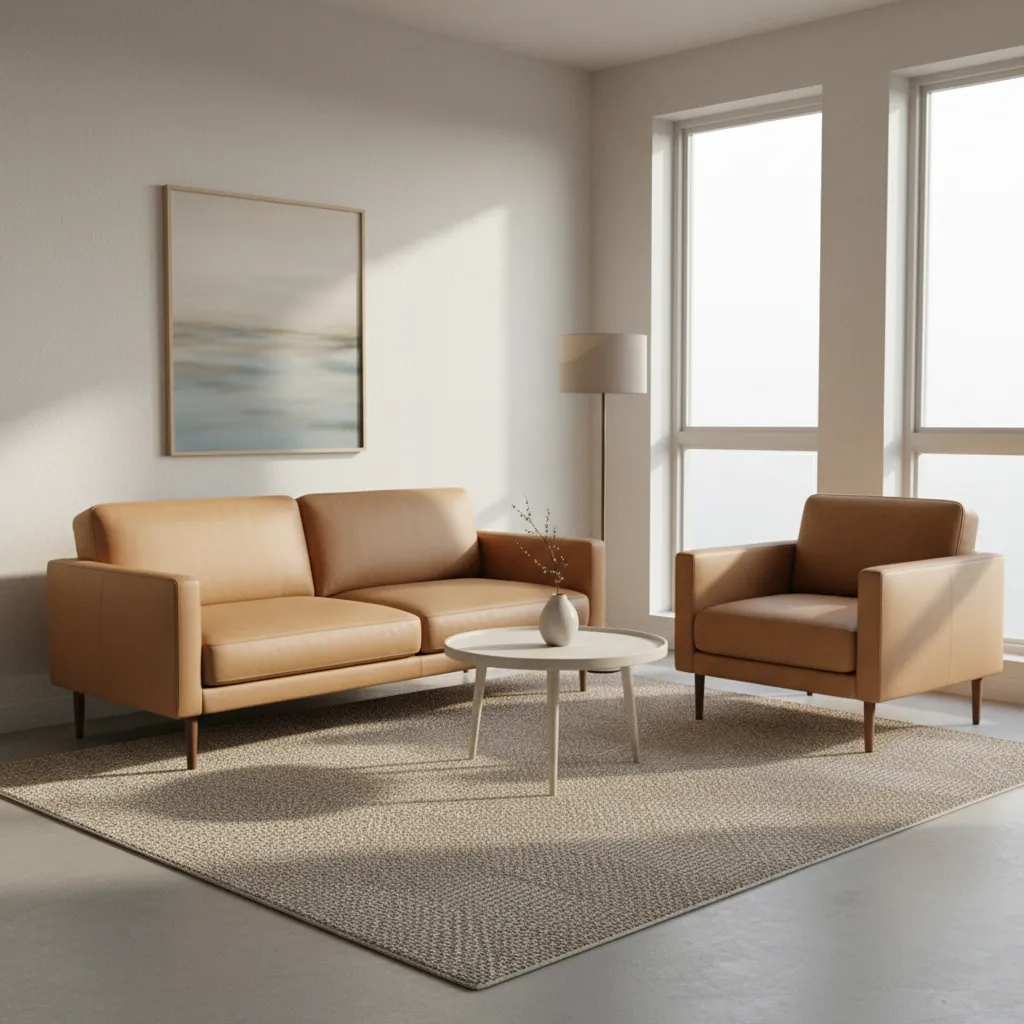 Leather Living Room Sets for Small Spaces
