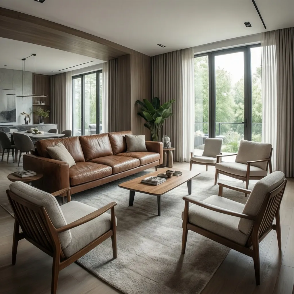 Leather vs Fabric Sofas: Which Works Best in a Mixed Living Room Design