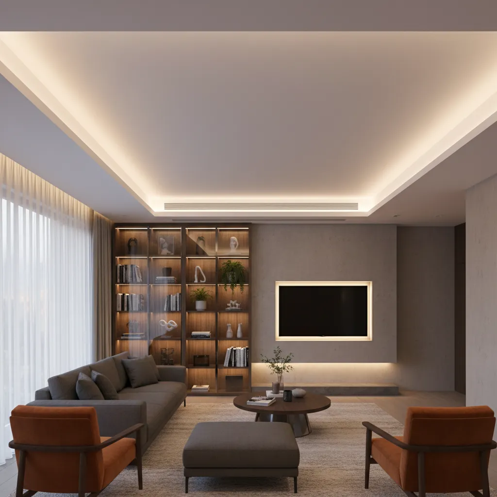 Trang trí bằng đèn LED cho không gian hiện đại