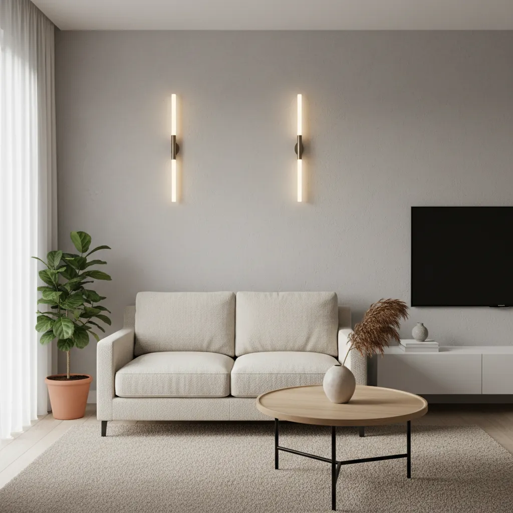 LED modern wall lights ideas for small homes