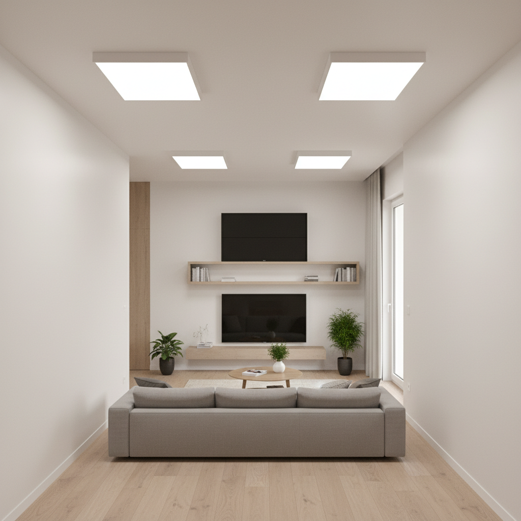 LED Panel Design for Small Living Room Ideas