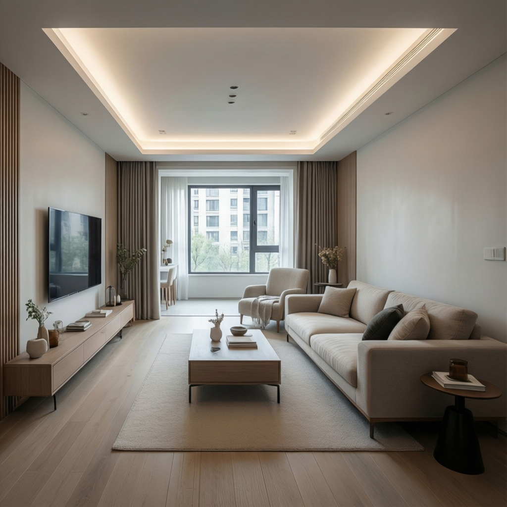 LED Panel Design for Small Living Room Ideas
