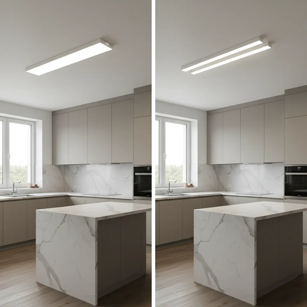 LED Panels vs LED Tube Retrofits Best Replacement for Kitchen Fluorescent Lights