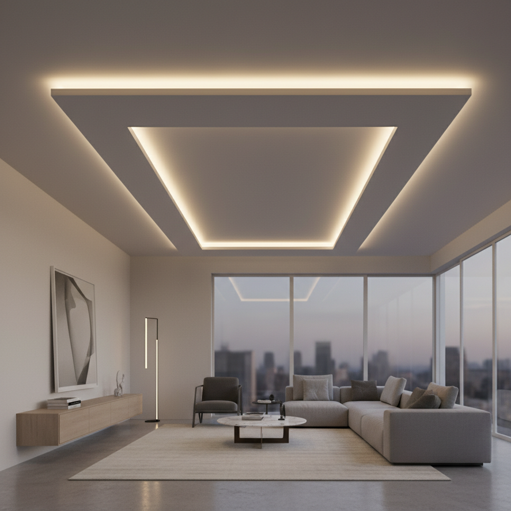 L-Shaped Hall Ceiling Lighting: Why One Side Looks Dark